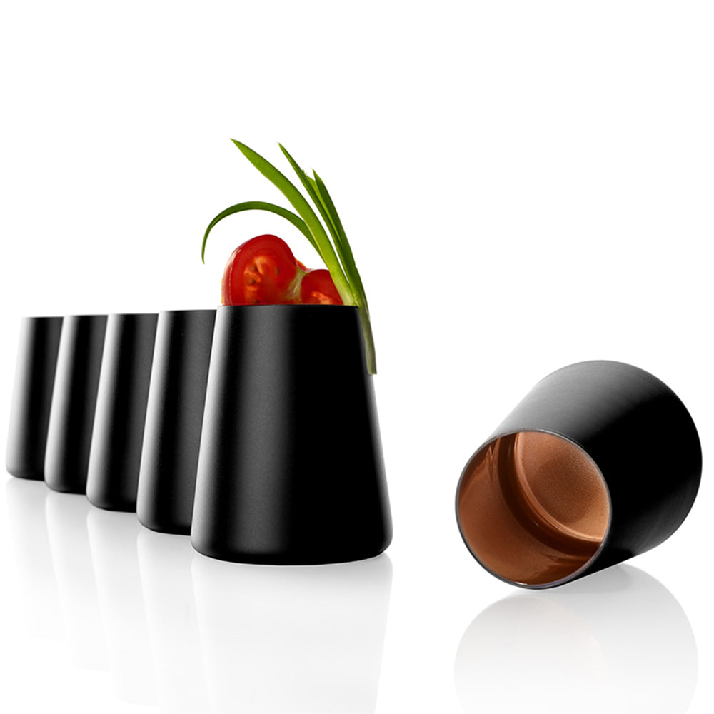 Weissweinbecher Schwarz/Bronze Power 6er Set