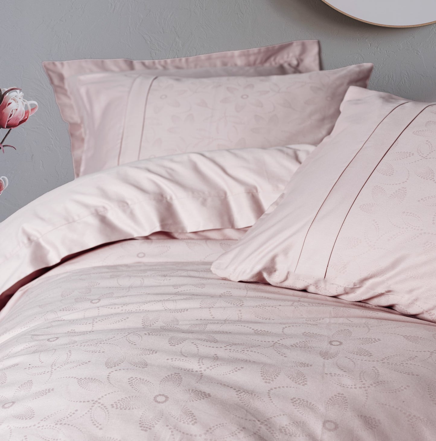 Jacquard Satin Bettwäsche-Set für Doppelbett- Jana Pudra
