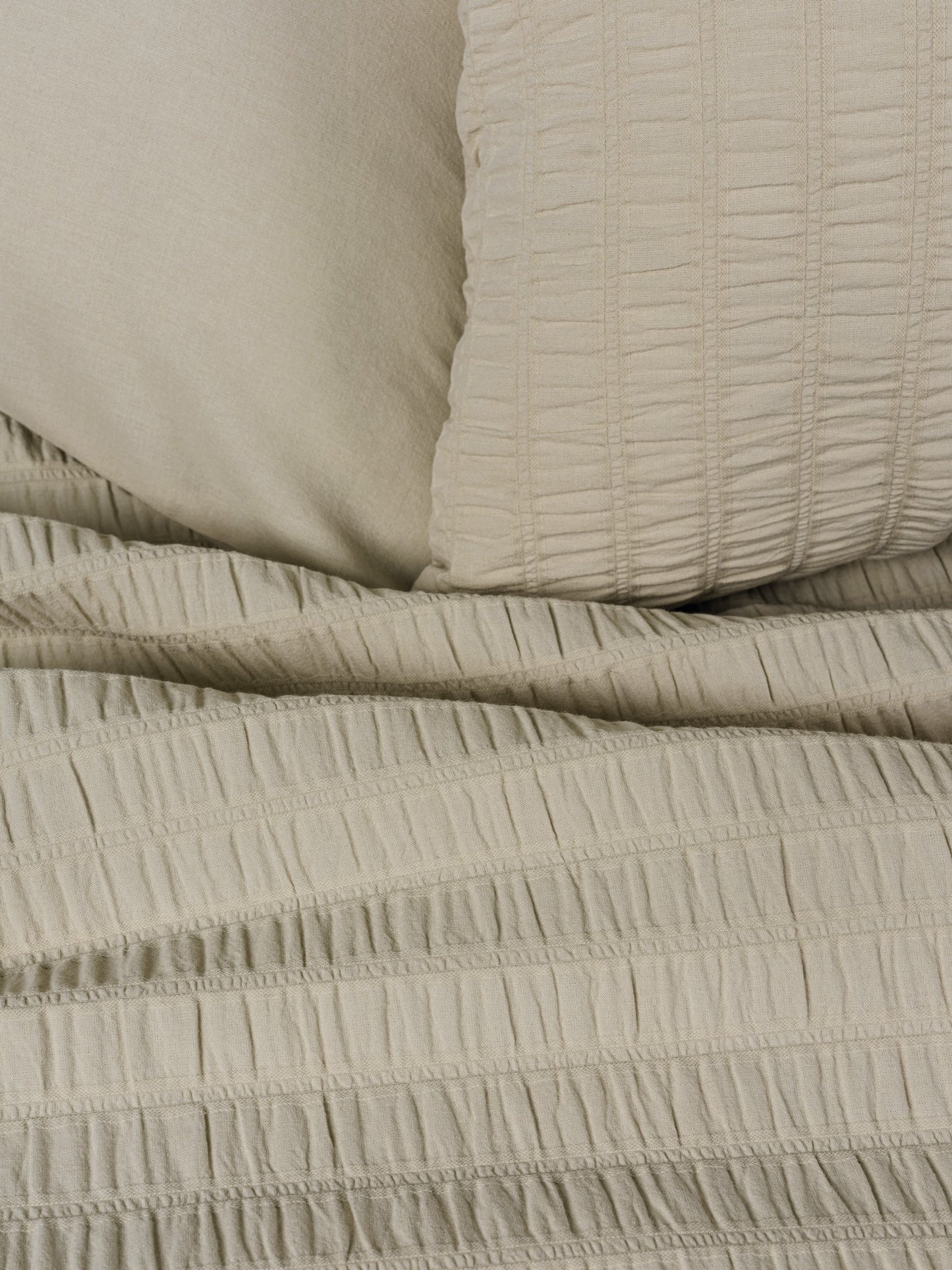 Liny Doppelbettbezug-Set Sungai Beige