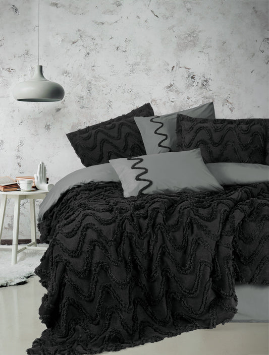 Limi Home – Tagesdecke & Bettwäscheset „Viggo“ für Doppelbett, 8-teilig