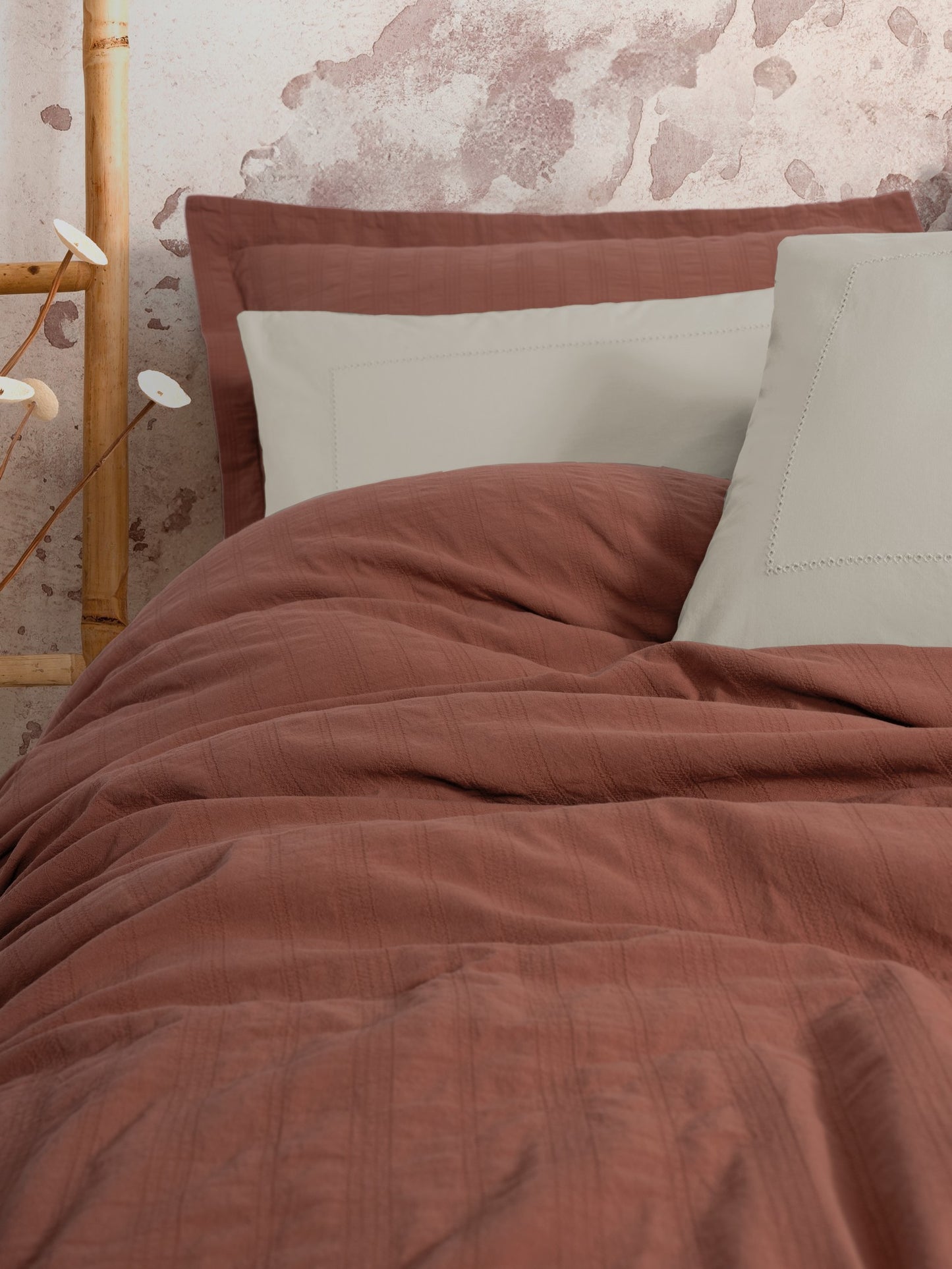 Natura Doppelbett-Tagesdecke/ Piqué-Set Vilo Tile