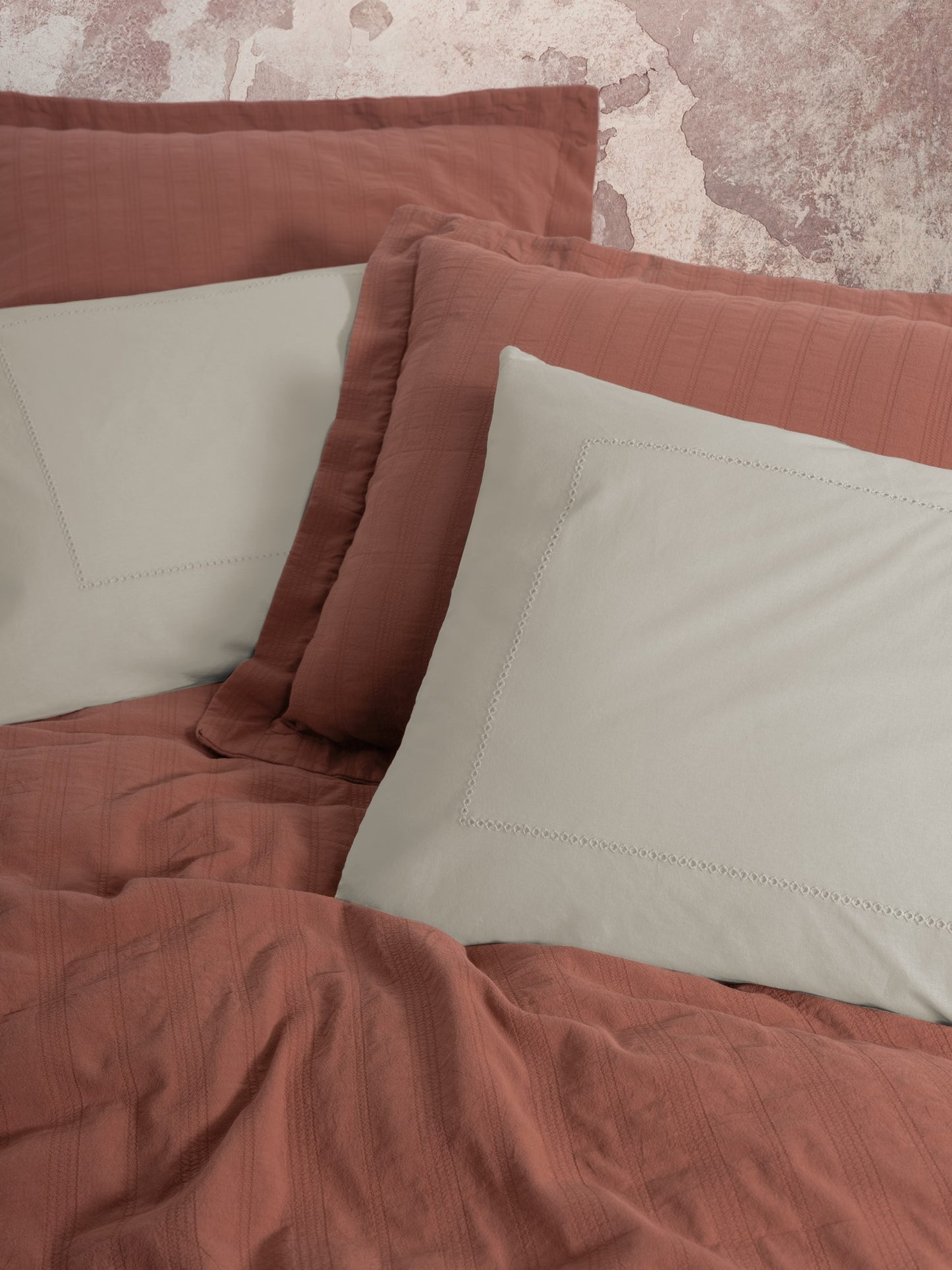 Natura Doppelbett-Tagesdecke/ Piqué-Set Vilo Tile