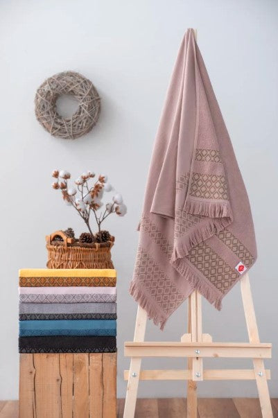 Handtuch Twins 100% Baumwolle 75x150 Beige