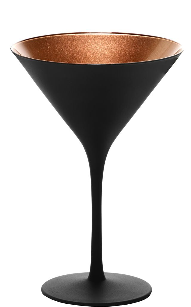 Cocktailschale Grandezza Schwarz/Bronze Elements 6er Set